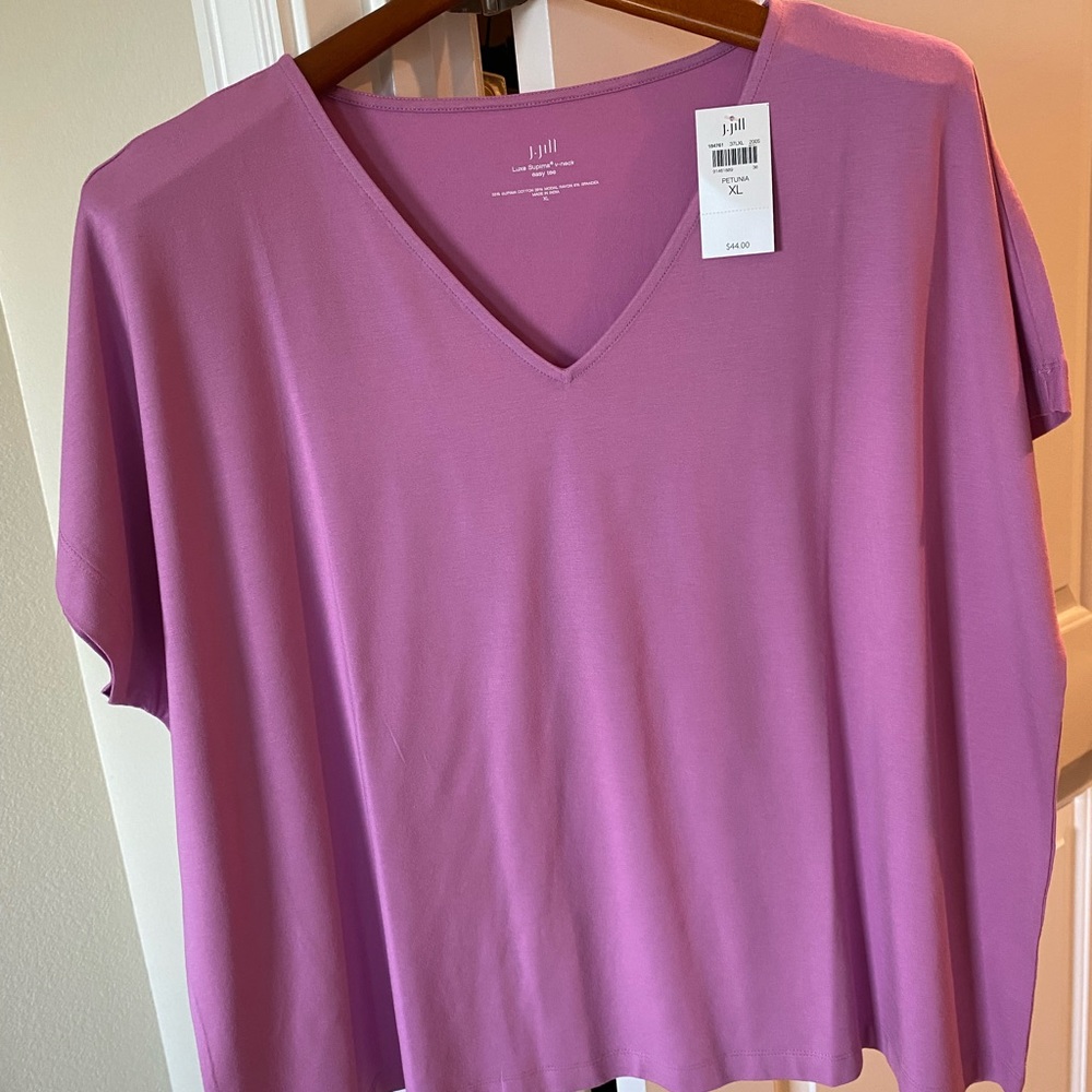 J Jill Supima Cotton Tee